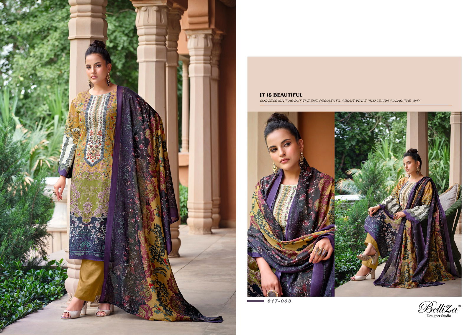 Belliza Naira Vol 17 Printed Cotton Dress Material Catalog
